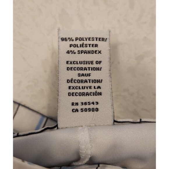 Izod XFG Skort Tennis Golf Active Outdoor Lined Pockets White Black Check Sz 4 - Picture 8 of 11